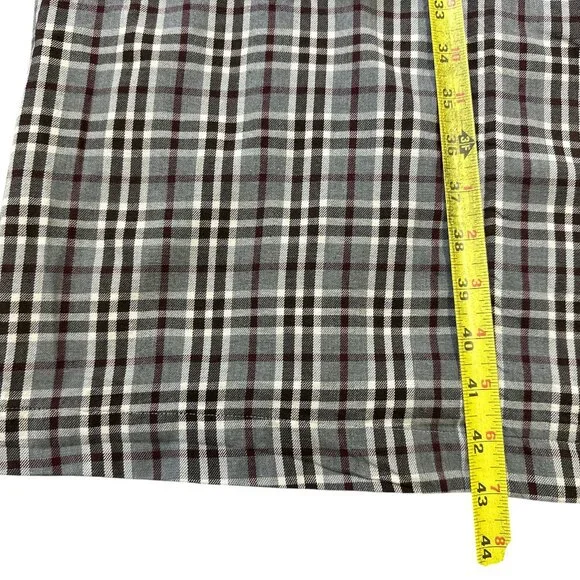 Hanro Switzerland Men's Flannel Checked Robe Cotton Cozy Comfort Size XXL - Picture 11 of 12
